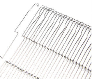 کیفیت  Yisen 304 Stainless Steel B Type Oven Conveyor Belt Customized کارخانه