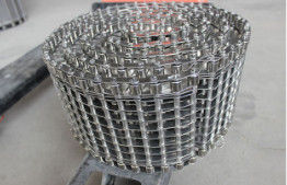 کیفیت  168mm-900mm SS Stainless Steel Conveyor Belt Wire Mesh for Wall Cladding کارخانه