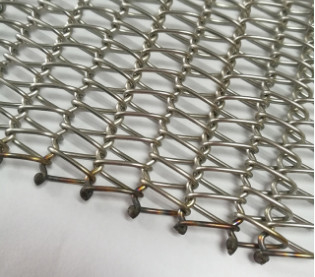 نوار نقاله مشبک سیمی SS 0.5mm-4mm برای فر تونل نانوایی