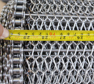نوار نقاله مشبک سیمی SS 0.5mm-4mm برای فر تونل نانوایی