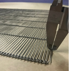 سیم مشبک ساخت تسمه نقاله قابل حمل فولادی SUS316L