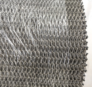 تسمه نقاله SS 304 316 از جنس استنلس استیل صنعتی استخوان ماهی برای غذا