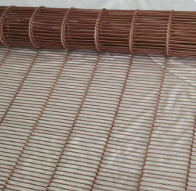 مش تسمه سیمی فولادی ضد زنگ Enrober برای نوار نقاله صنایع غذایی